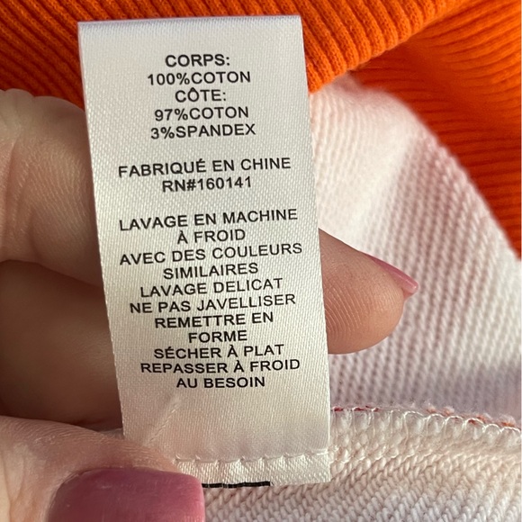 NWT Solana Hills Oversized colorful 100% cotton heavy duty hoodie. Unisex - Picture 6 of 9